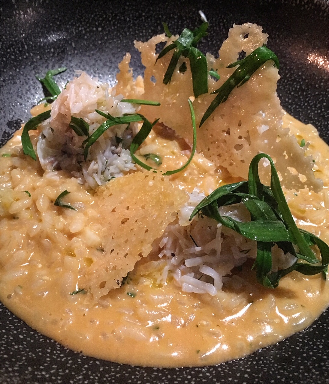 crab risotto white swan shawell