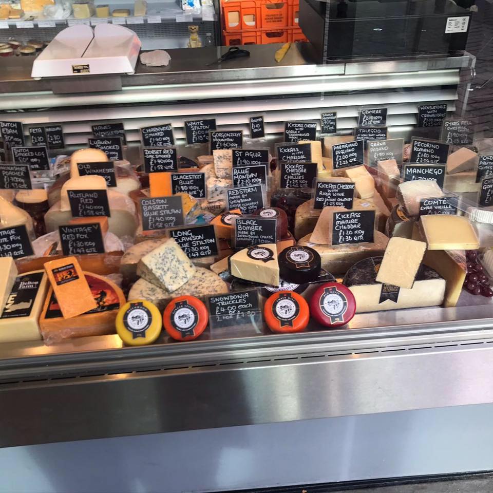 Leicester market cheese